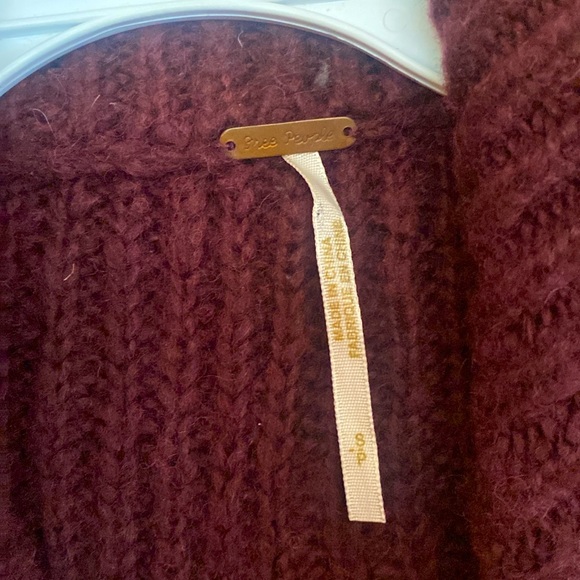 Free People baby doll cropped patchwork cardigan - Picture 4 of 6